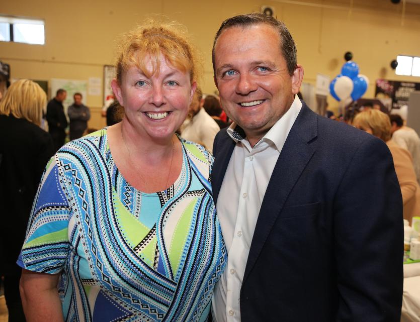 Jacinta Lally and Davy Fizgerald