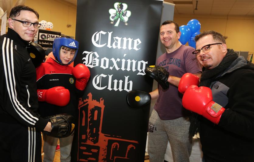 Paddy Behan, Anthony Magee, Jack Magee and James Donnell from Clane Boxing Club