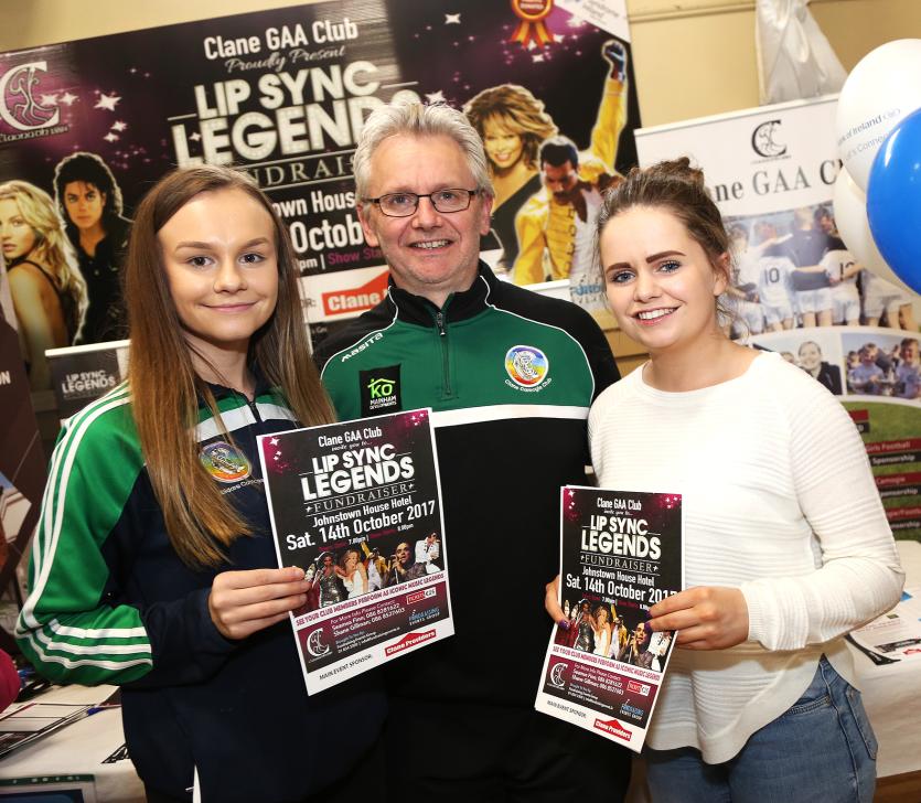 Ciara Egan, Seamus Finn and Eimear Finn from Clane GAA