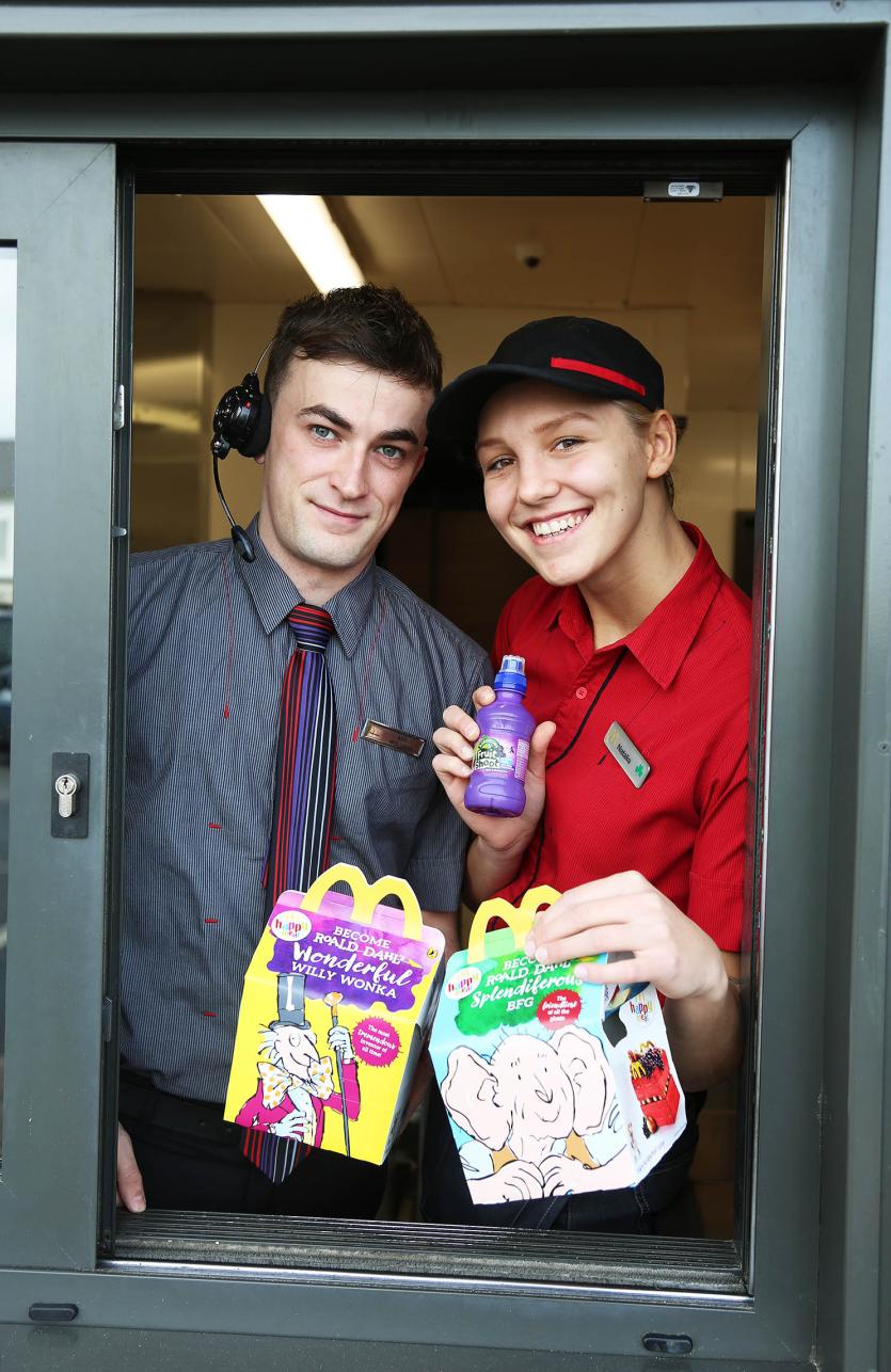 Karl Byrne and Natalia Sojka at the Drive Thru