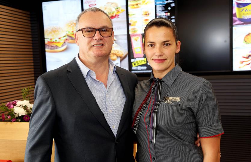 Owner Sean Quirke and Business Manager Arleta Maj