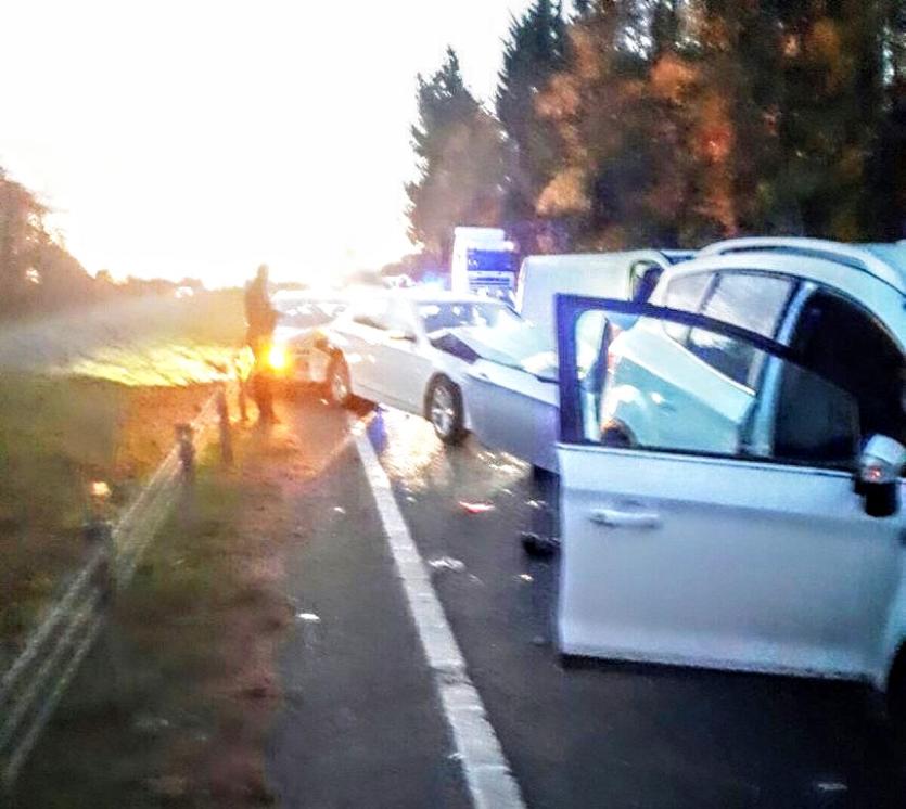 7-car pile-up on N11 Wicklow
