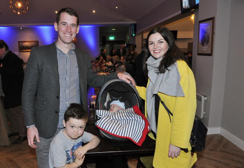 DSC_0003 Jim and Kate Eustace with George Eustace (5Weeks) and Liam McGovern (Two Mile House)