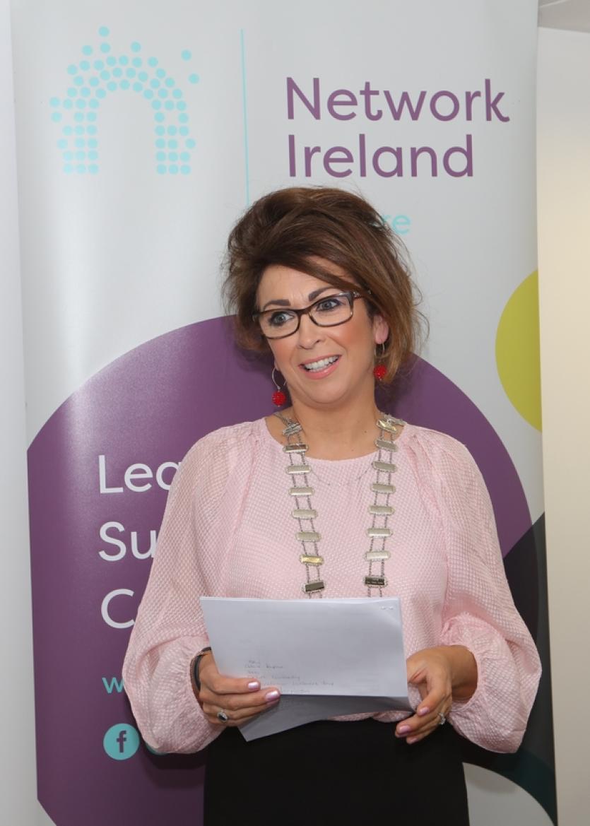 Newly elected President for 2018 Grainne Slattery making her maiden address.