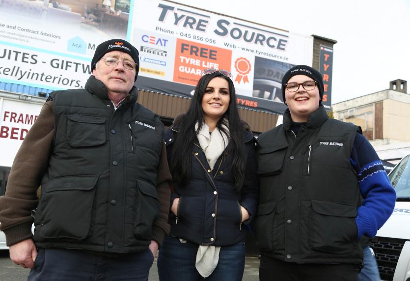 Jim and Robert Talbot with Vanessa McManus