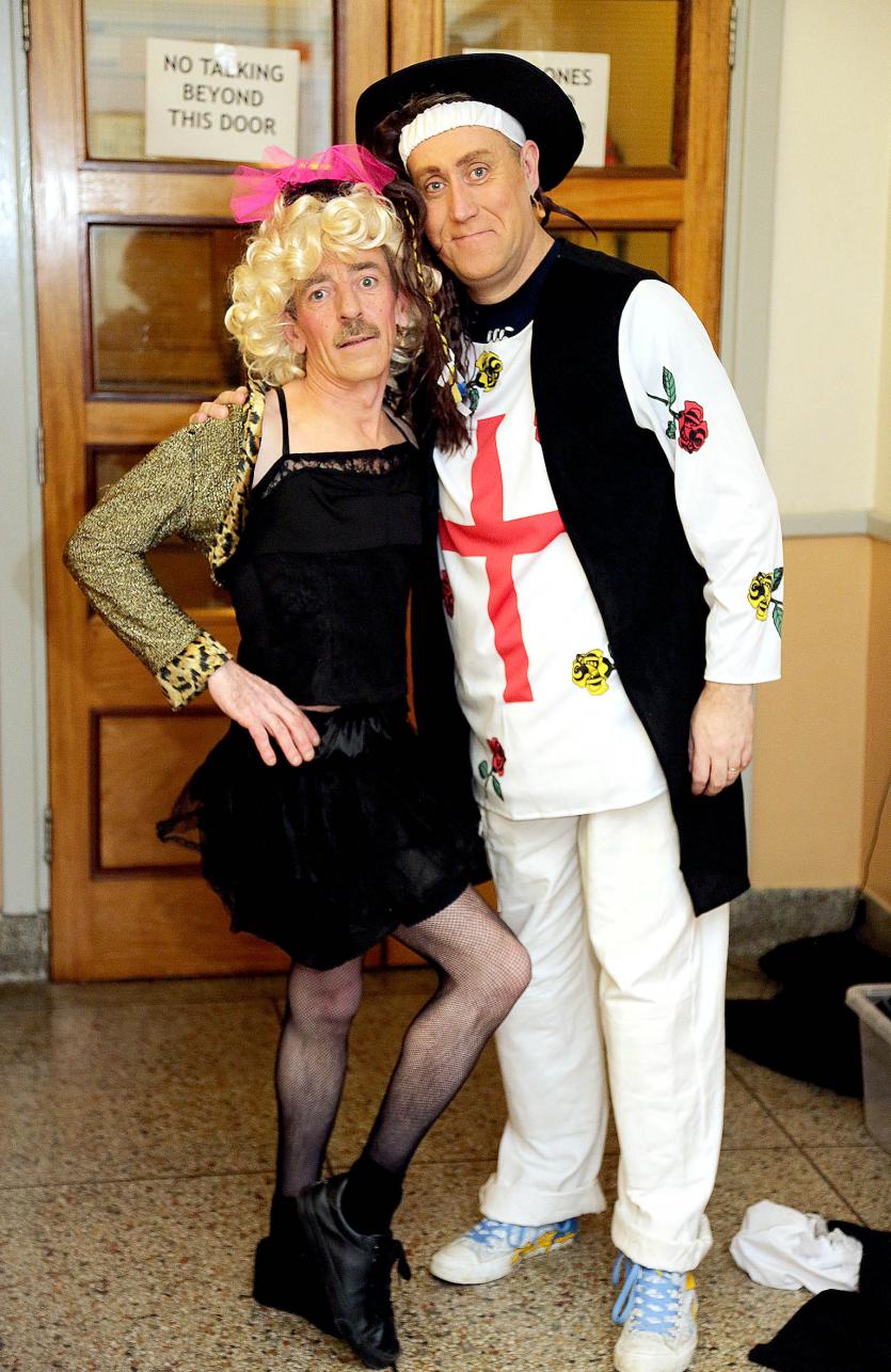 Damien Pearson and Pat Cullen