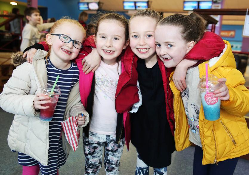 Grace Regan, Anna Cullen, Sophie Regan and Ciara Regan