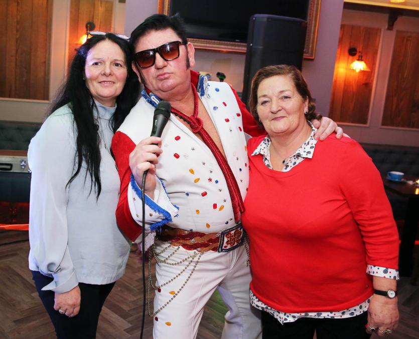Elvis Tribute Greg Traynor with Madalene Haslam and Bonnie Clifford