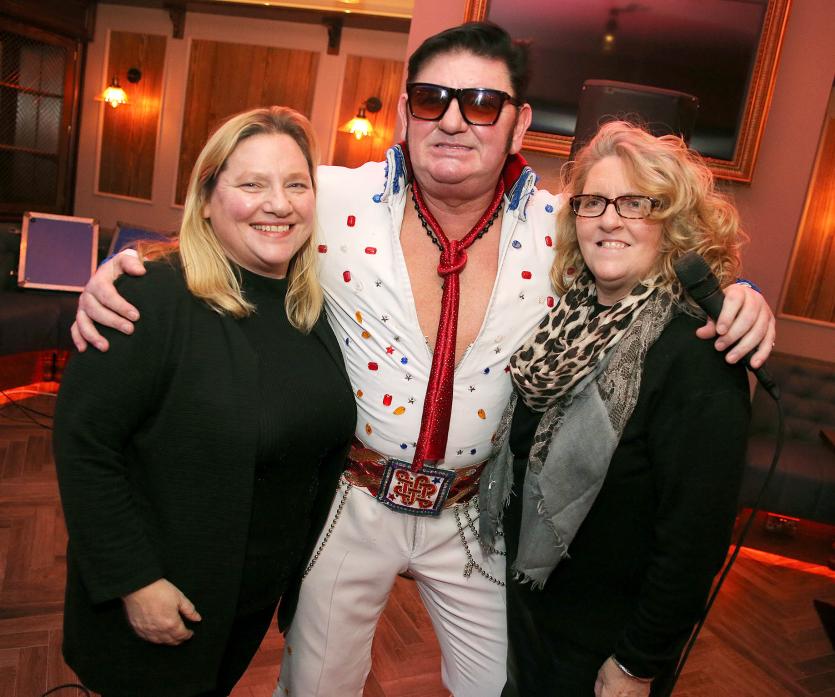 Elvis Tribute Greg Traynor with Linda and Pauline Price