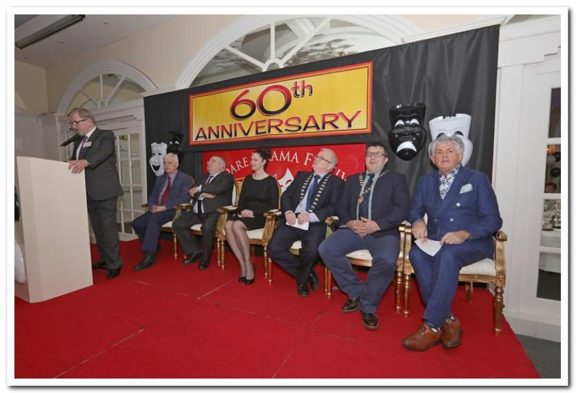 Denis Flood welcoming everyone to the launch.