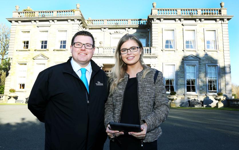 General Manager Jerry Power and Wedding Co-Ordinator Chelsea Crowe