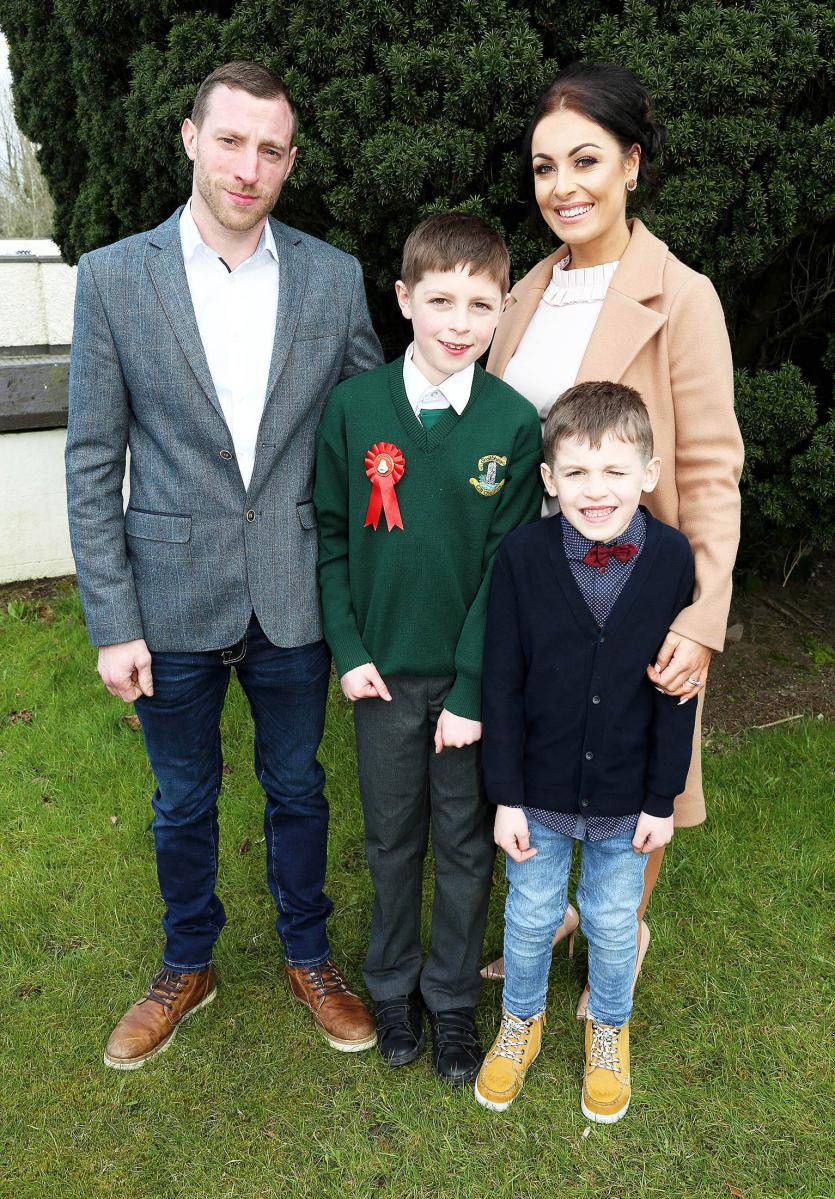 Jack Doyle with his family Levi, Linda and Deon