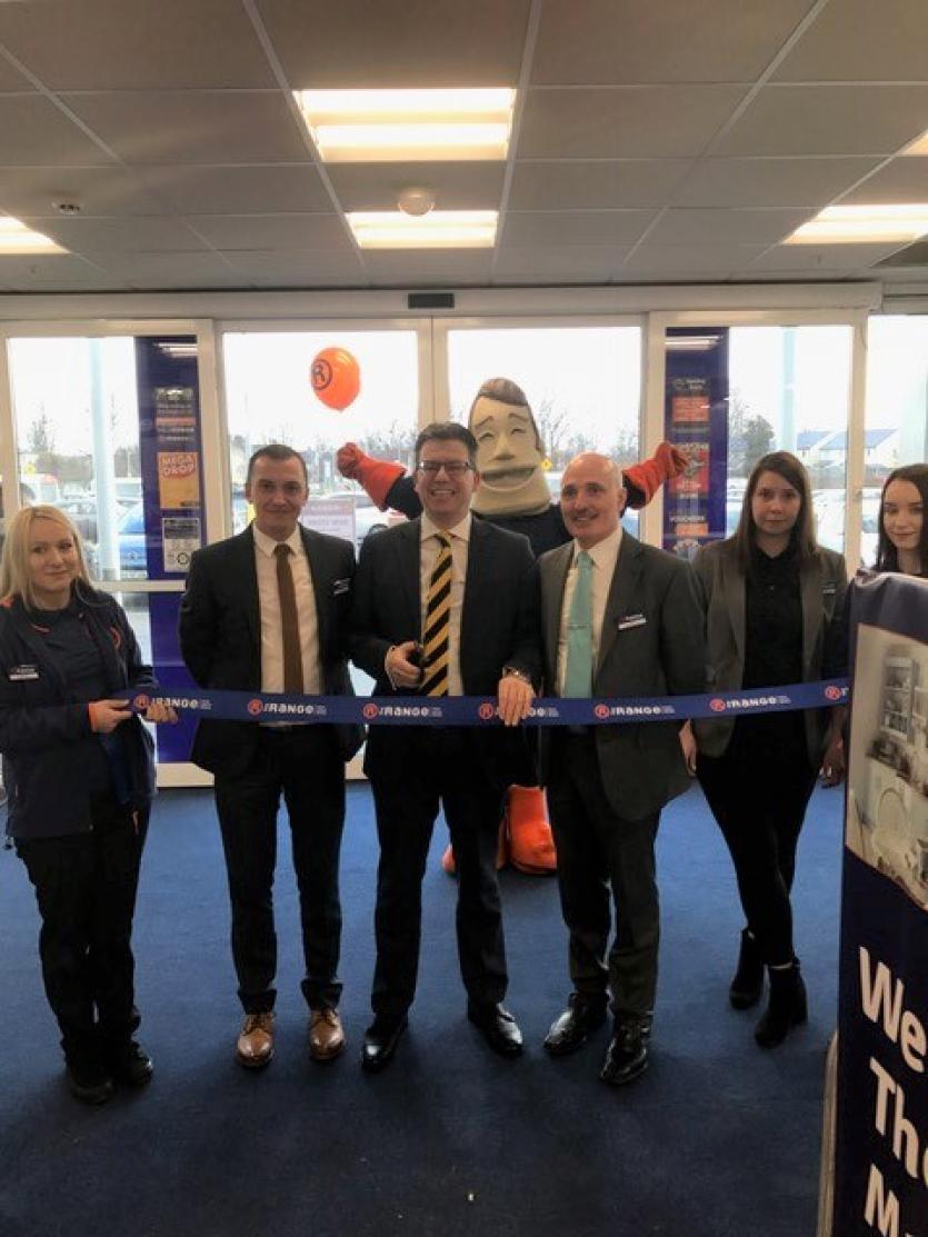 PHOTOS Big queues outside The Range in Maynooth this morning Photo 1 of 4 Kildare Now