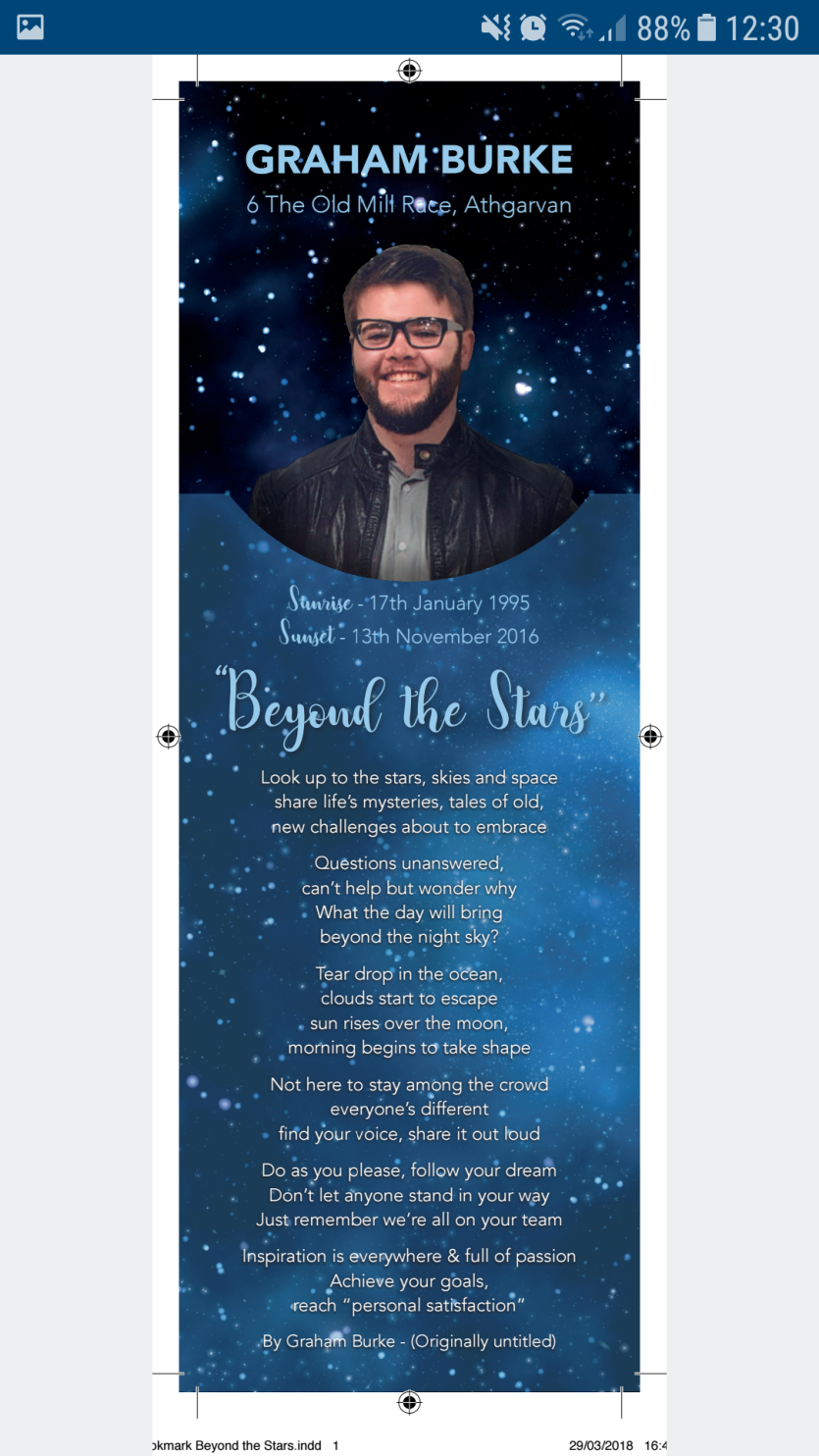 Graham Burke bookmark 1