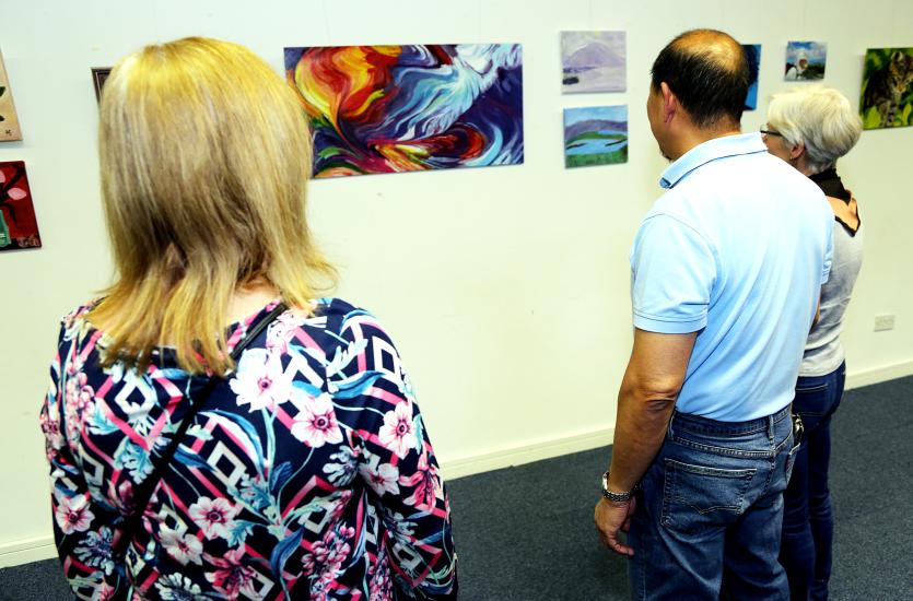 ART EXIBITION PAINTINGS BY Scoil Mhuire, Clane Adult Education Oil Painting Group (17)