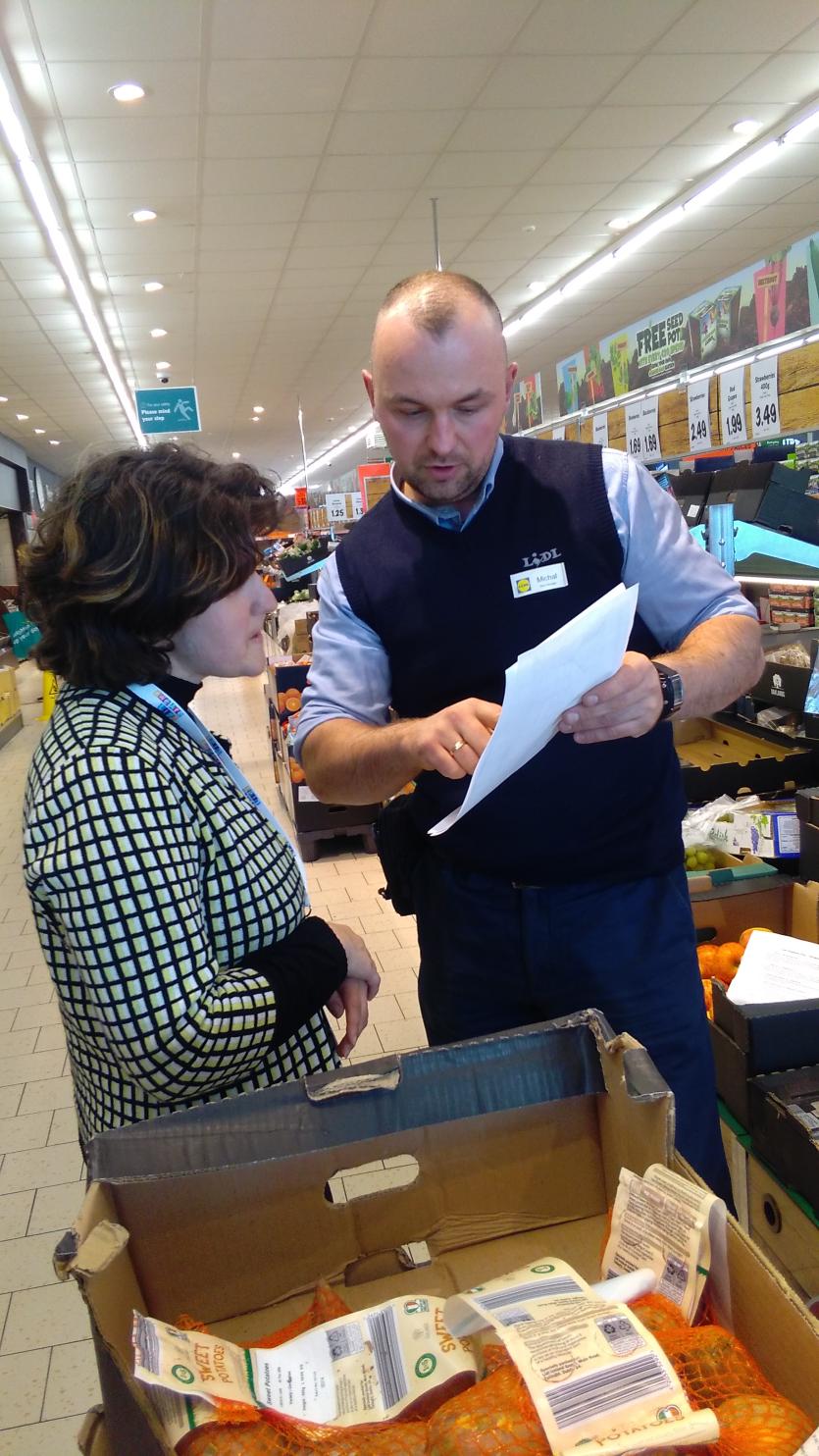 JSI Lidl Celbridge Florina Conroy and Michal Puchrowicz (Staff)