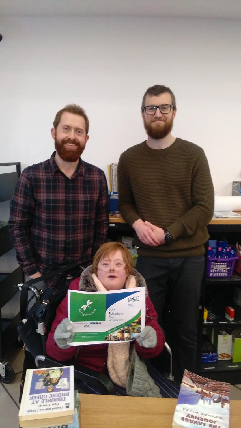 Aine Gibbons, Keith McKeag,Oisin Cleere. Leixlip Library