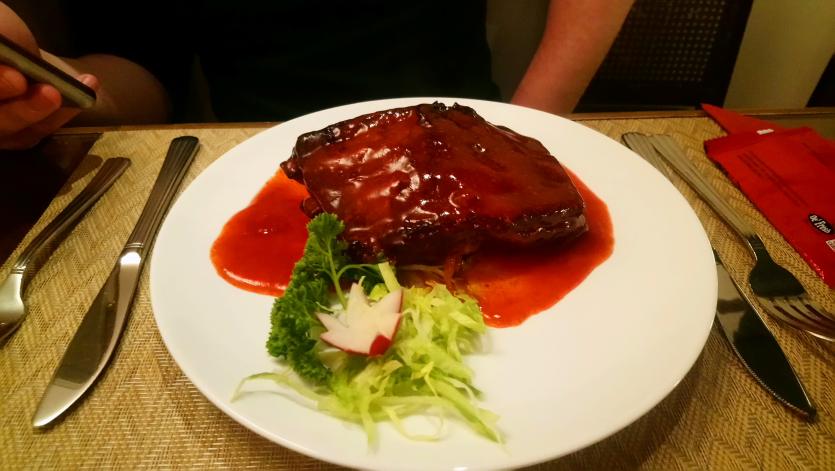 Roast Spare Ribs in BBQ sauce