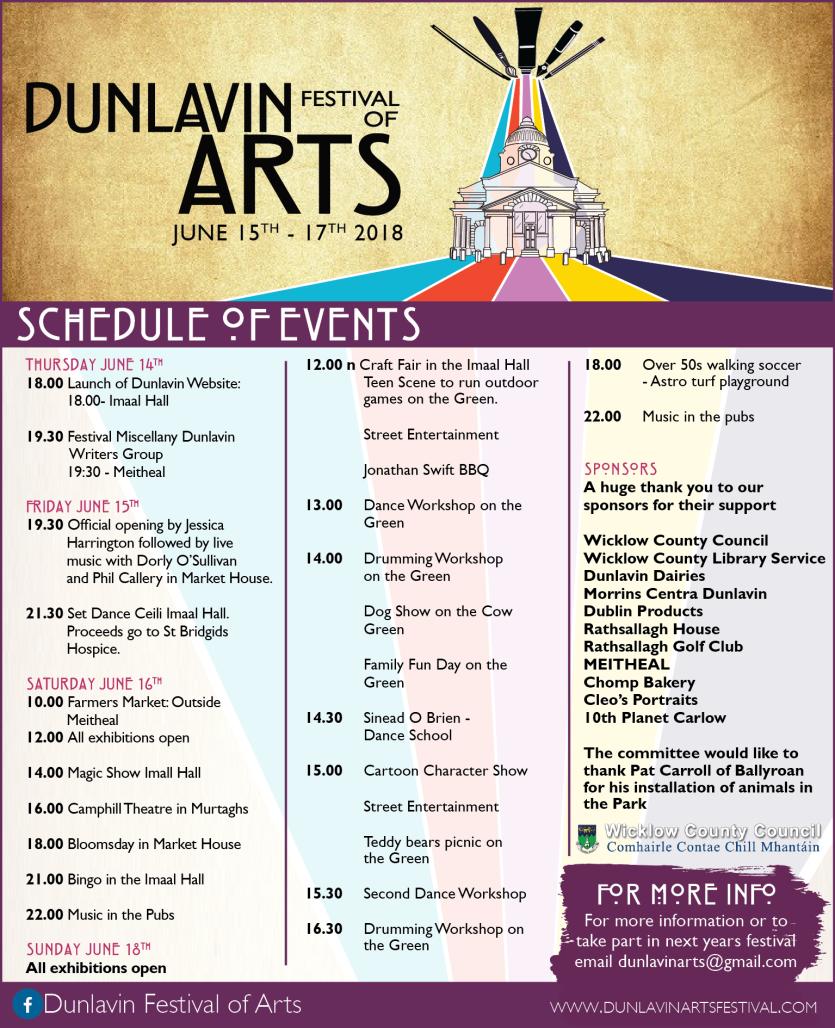 Mary Lynnott Dunlavin Festival of Arts 16x4