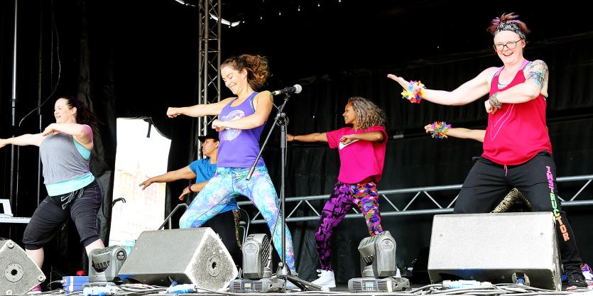 Naas Zumba rocks the main stage at Popular Square