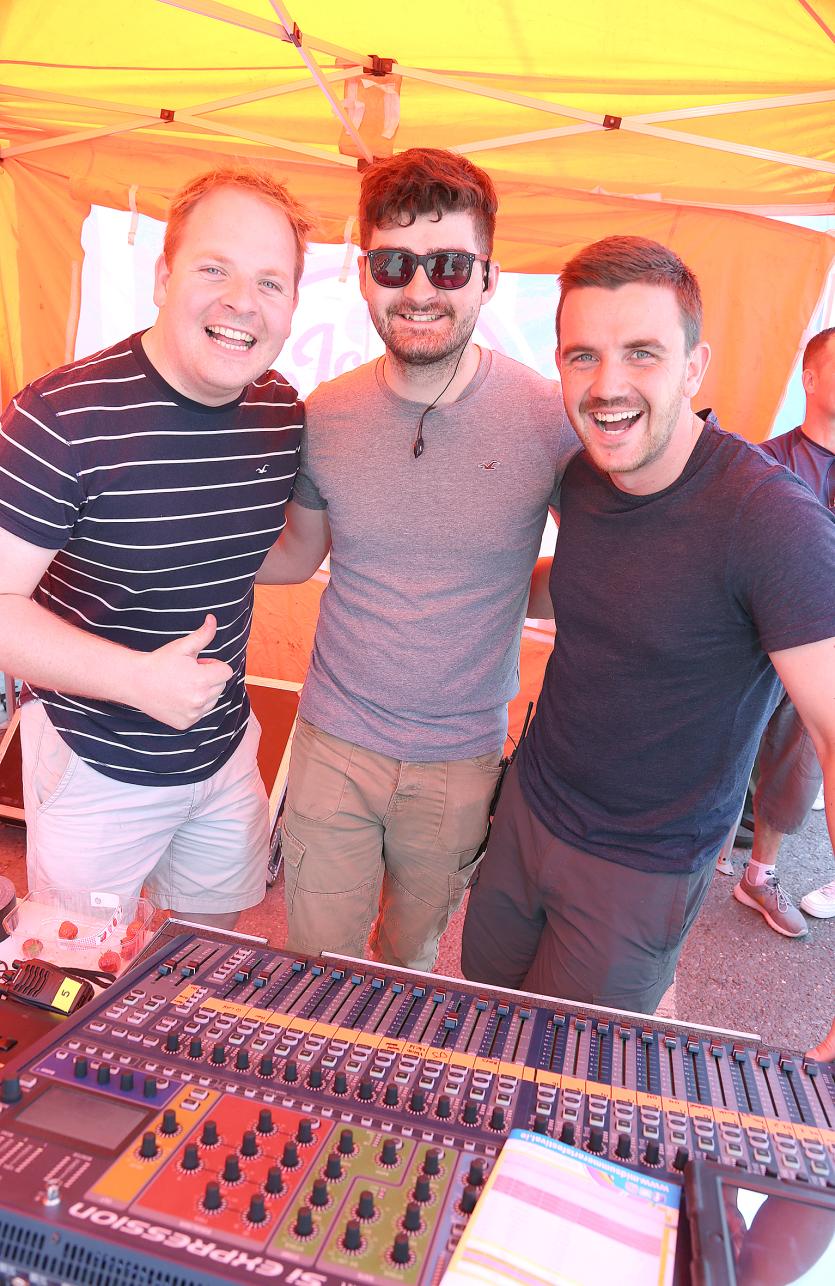 Conor Sweeny, Aidan Cooney and Ciaran Doyle