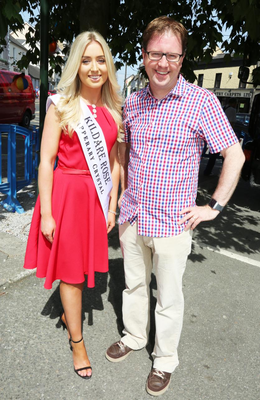 Kildare Rose Grainne Carr and TD James Lawless
