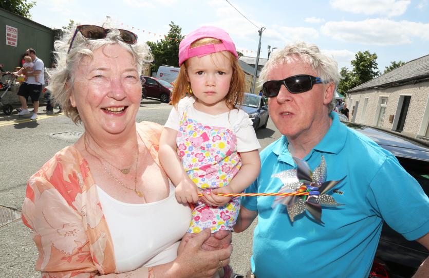 Mary and Vinnie Walsh with their grand daughter Una