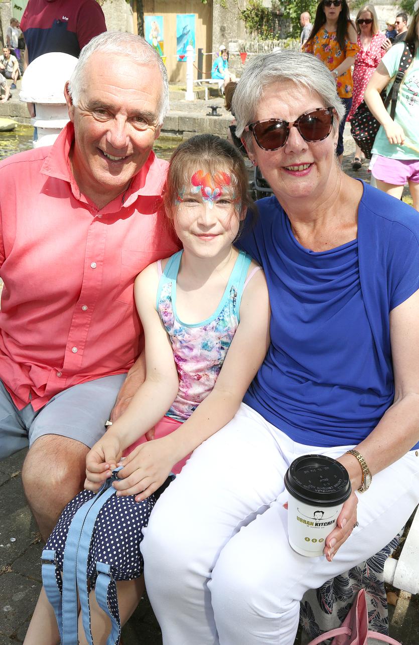 Hugh and Brid Durnin with Grace McIndoe