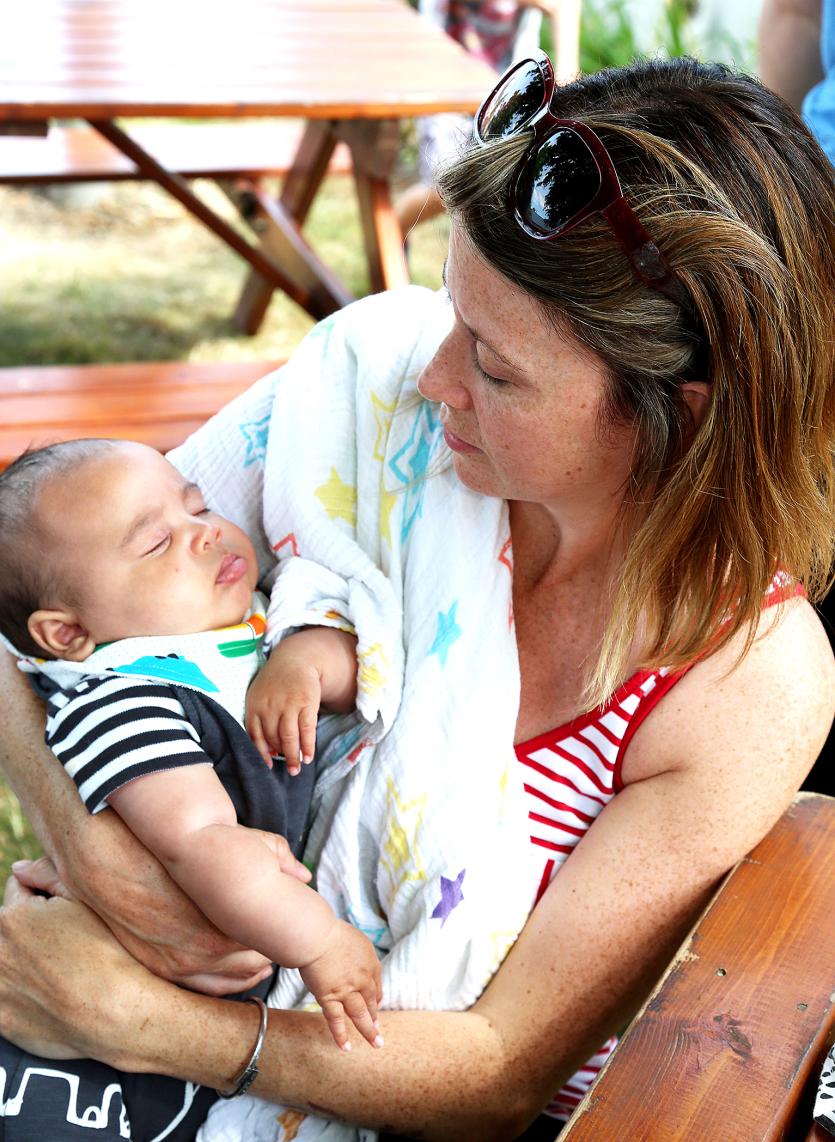 Joanne Walsh with her son Faelan