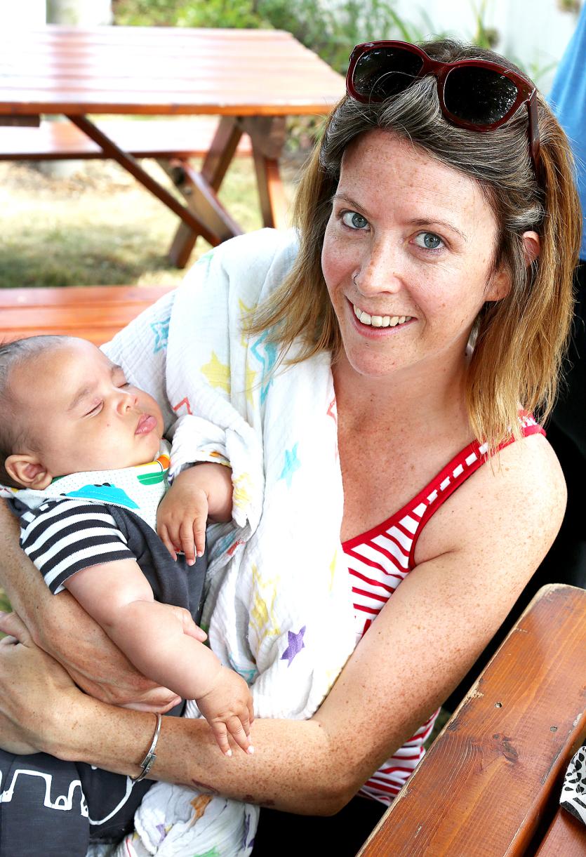 Joanne Walsh with her son Faelan