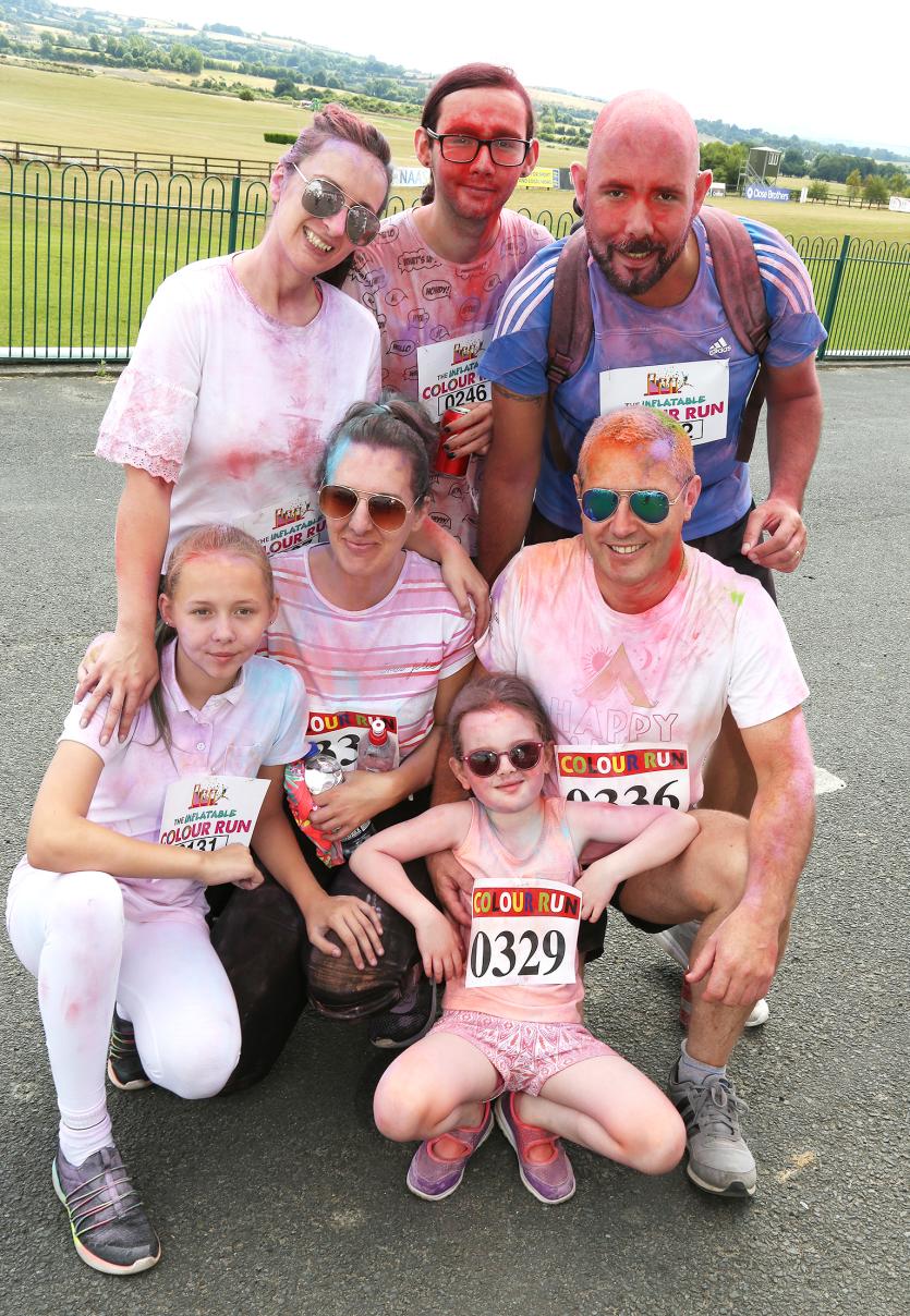 Shane, Caroline, Adam and Katie Deegan with Susan Geoff and Lily Rose Deegan