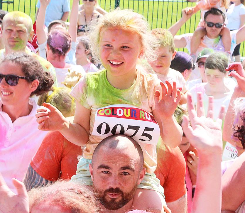 Inflatable Colour Run at Punchestown Racecourse