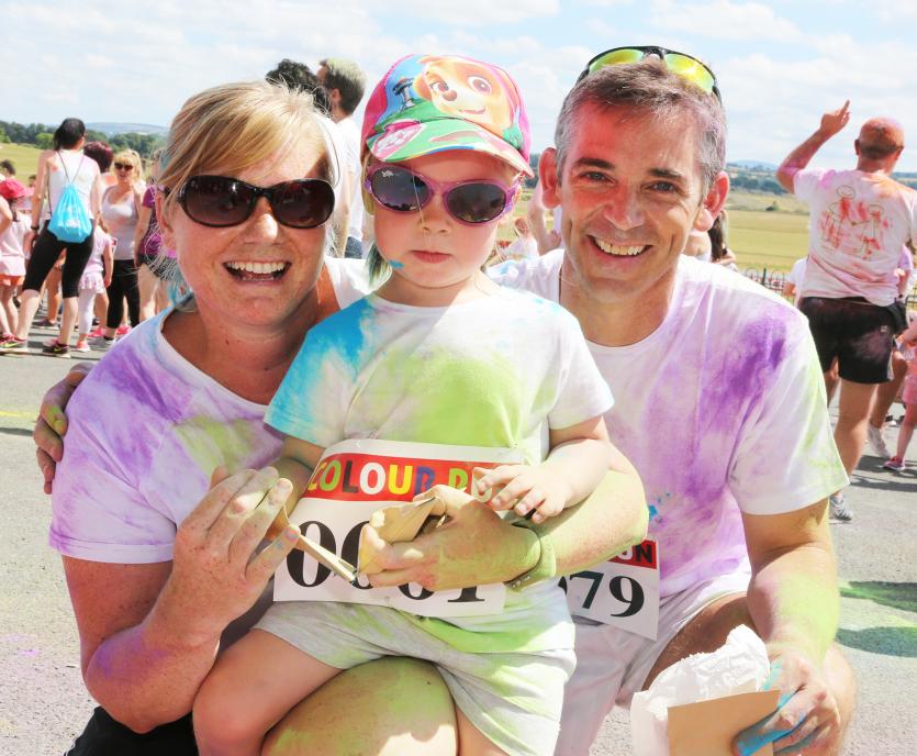 Niamh Creegan with Shonagh and Sean Fox