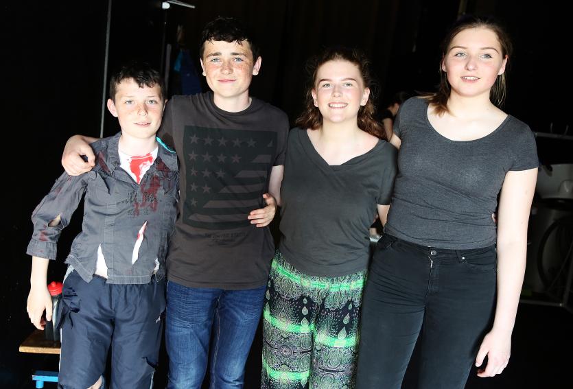 Joseph and Edward Carter with Nuala Murray and Kate Keogh