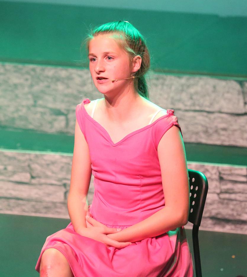 Megan Keogh and Caoimhe Gavin who performed "Popular" from the musical Wicked