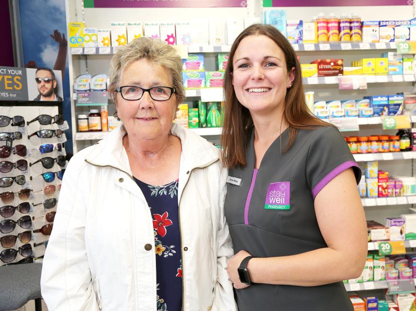 Maura Burke and Annemarie Davis (Pharmacy Technician)