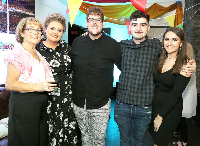 Kathleen Smith, Michelle Broe, Dan Horan, Aidan Cooney and Ciara Connelly