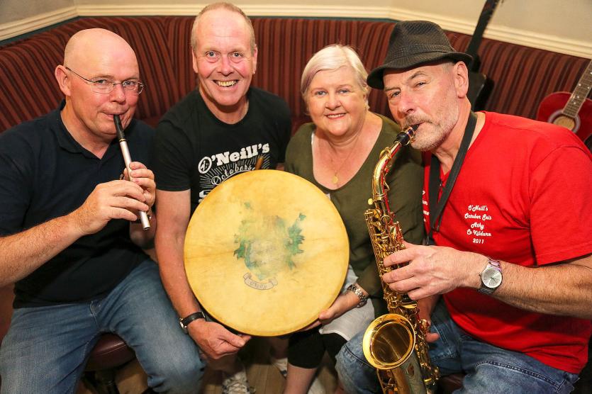 Martin, Joe and Kevin O'Neill with Hosts Bob and Tina O'Kelly