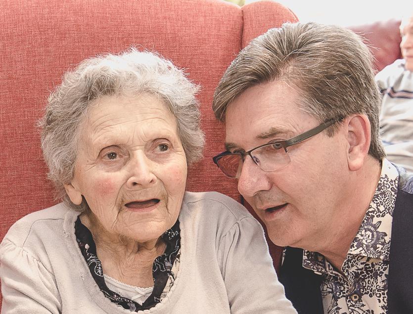 Daniel sings a song for Anne O'Neill