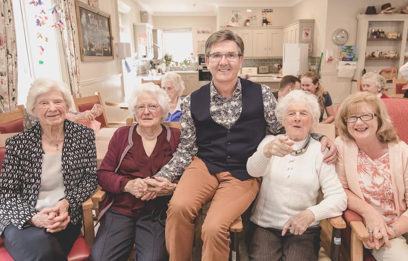 Daniel with sisters Kathleen, Maureen, Shelia and Mary
