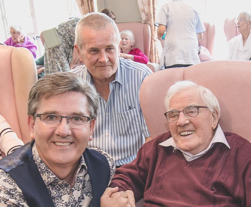 Daniel with Paul and Finty Dunne