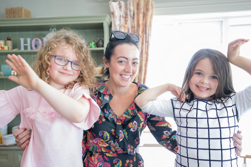 Faye, Aideen and Mia Carcy dancing to Daniel O'Donnell