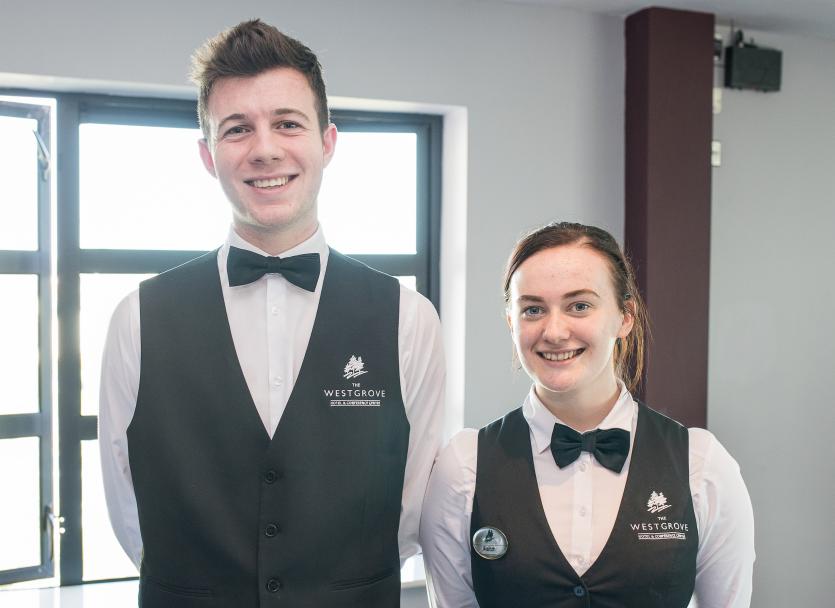 Westgrove staff Ryan and Aoibh