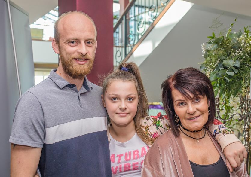 Anthony, Alisha Higgins and Sandra Conlan