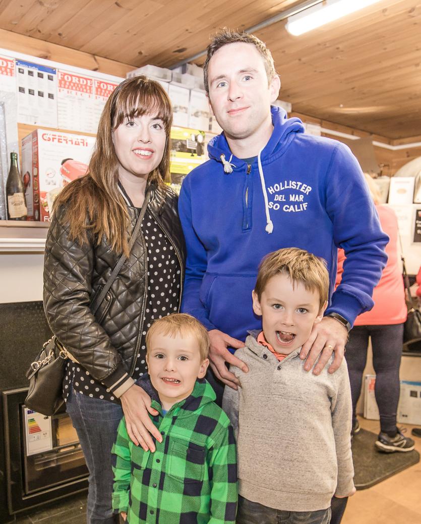 Sharon, Eddie, Callum and Donnacha