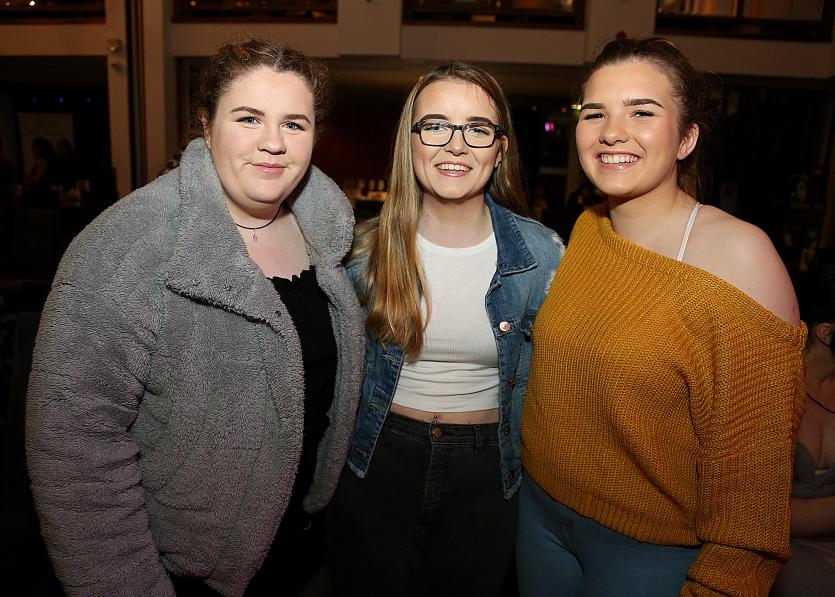 Eve Fagan, Amy O'Connor and Amy Murray