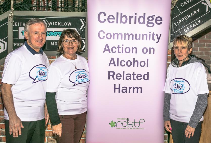 Celbridge Community Action Group members Sean Darcy, Cllr Teresa Murray, Julie O'Reilly