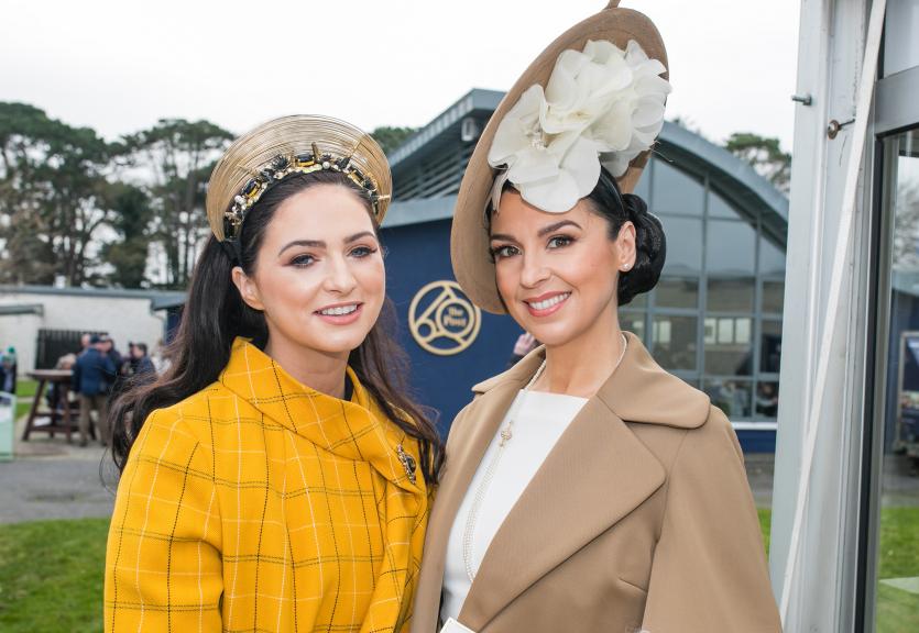 Maria Osbourne with Best Dressed Lady winner Suzanna Gallagher