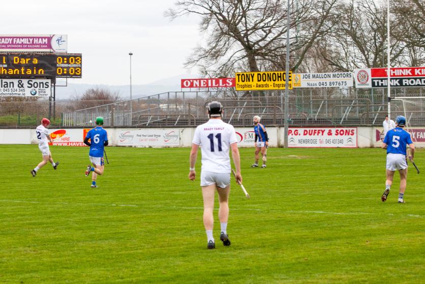Kildare's Reece Gavin scores a point from play