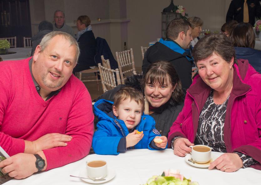 APhilip and Colin Byrne with Anne and Angela Mahon from Moone